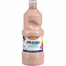 Prang Ready-to-Use Washable Tempera Paint Peach - 1 quart - Washable - 1 Each