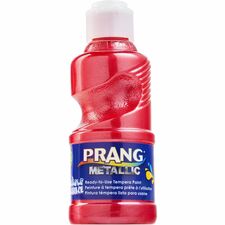 Prang Ready-to-Use Washable Metallic Paint Metallic Red - 8 fl oz - Washable - 1 Each