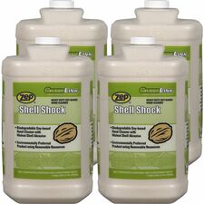 Zep Shell Shock HD Industrial Hand Cleaner Spiced Apple Scent - 1 gal - Squeeze Bottle Dispenser - Grime Remover, Grease Remover, Soil Remover, Tar Remover, Resin Remover, Paint Remover, Carbon Remover, Asphalt Remover, Ink Remover - Hand - Brown - Heavy