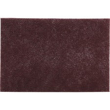 Scotch-Brite General Purpose Hand Pad 7447 6" Width x 0.25" Depth x 9" Length - Multipurpose, Multi Surface - Wood, Ceramic Tile, Rubber Floor - Reusable, Flexible, Abrasive, Durable - Nylon, Synthetic Fiber - Maroon - 20/Box - 3 / Carton