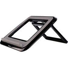 Fellowes I-Spire Series Laptop Quick Lift -Black 1.6" Height x 12.6" Width x 11.3" Depth - ABS Plastic - Black - 1 Each