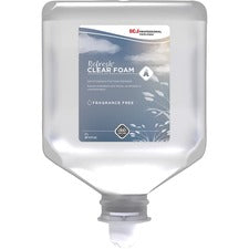 SC Johnson Refresh Clear FOAM Hand Soap Refill 2.11 quart - Dirt Remover, Kill Germs - Hand, School, Education - Moisturizing - Clear - Unscented, Dye-free, Biodegradable - 4 / Carton