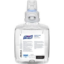 PURELL&reg; CS8 Refill HEALTHY SOAP Mild Foam Fresh Fruit Scent - 1.27 quart - Dirt Remover, Kill Germs - Hand, Skin - Moisturizing - Dye-free, Fragrance-free, Bio-based - 2 / Carton