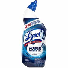 Lysol Toilet Bowl Cleaner 24 fl oz (0.8 quart) - Atlantic Fresh Scent - Disinfectant - Blue Bottle - 1 Each