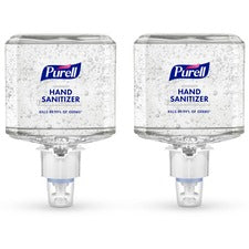 PURELL&reg; Advanced Hand Sanitizer Gel Refill Citrus, Fruity Scent - 1.27 quart - Kill Germs - Hand, Skin - Clear - Dye-free, Hygienic - 2 / Carton
