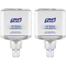PURELL&reg; VF PLUS Hand Sanitizer Gel Refill 1.27 quart - Kill Germs, Bacteria Remover - Restaurant, Cruise Ship, Hand - Quick Drying, Fragrance-free, Dye-free, Hygienic - 2 / Carton