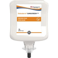 SC Johnson UV Skin Protection Cream Cream - 1.06 quart - SPF 30 - Skin, Outdoor - UV Resistant, Water Resistant, Perfume-free, Non Allergic, Non-irritating, Non-greasy, UVB Protection, UVA Protection - 6 / Carton