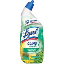 Lysol Toilet Bowl Cleaner 24 oz (1.50 lb) - Forest Rain Scent - Disinfectant - Blue Squeeze Bottle - 1 Each