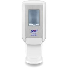 PURELL&reg; CS4 Hand Sanitizer Dispenser Manual - 1.27 quart Capacity - Wall Mountable, Durable, Refillable, Site Window, Locking Mechanism - White - 1 / Carton