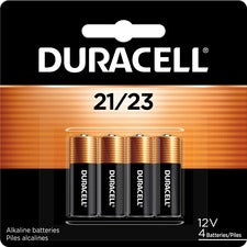 Duracell CopperTop MN21/23 Alkaline Batteries For Car Alarm, Keyfob Transmitter, GPS Device, Remote Control, Child Locator, Motion Detector, Garage Door Opener, Door Lock, Security Device - 12 V DC - 4 Each