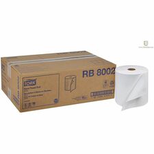 TORK Hand Towel Roll White H21 1 Ply - 7.80" Roll Diameter - 1 15/16" Core - White - Fiber - 6 / Carton