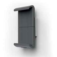 DURABLE Wall Tablet Holder XL Portrait, Landscape - 2" Height x 3.3" Width x 7.1" Depth - Rubber, Aluminum, ABS, Steel - Silver - 1 Each
