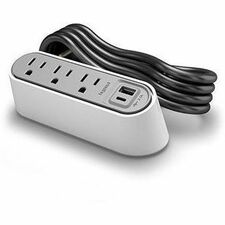 Wiremold Wiremold Desktop Power Center Series - Power Center Slim - White Desktop, Tabletop - White - 1 Each