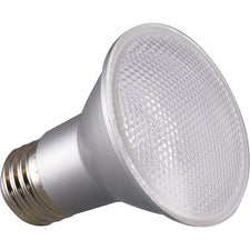 Satco 6.5W PAR 20/FL 3000K LED Bulb 6.50 W - 50 W Incandescent Equivalent Wattage - 120 V AC - 520 lm - Parabolic Reflector - PAR20 Size - Clear - Warm White Light Color - E26 Base - 25000 Hour - 3000&deg;K Color Temperature - 90 CRI - 40&deg; Beam Angle