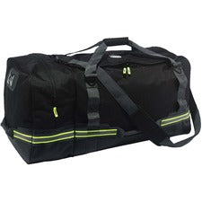 Ergodyne Arsenal 5008 Carrying Case Accessories, Helmet, ID Card, Gear - Black Drop Resistant - 1000D Polyester Body - Handle, Shoulder Strap, Ring Clip - 15.5" Height x 31" Width x 16" Depth - 1 Each