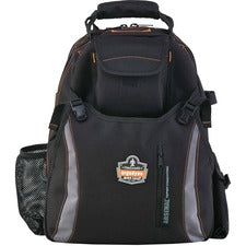 Ergodyne Arsenal 5843 Carrying Case (Backpack) Tools - Black 1200D Ballistic Polyester, Polyester Body - Shoulder Strap - 18" Height x 8.5" Width x 13.5" Depth - 1 Each