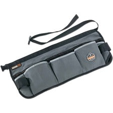 Ergodyne Arsenal 5706 13-pocket Tool Waist Apron Gray - Canvas, Cotton - 13 x Waist/Chest Pocket - 1 Each