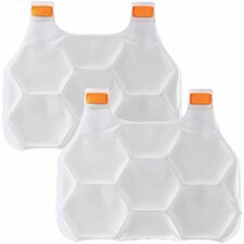 Ergodyne 6220 Phase Change Cooling Vest Charge Packs Clear, White - Cotton - 2 / Set