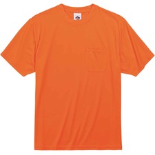 Ergodyne 8089 Non-certified T-shirt 5XL Size - Polyester - Orange