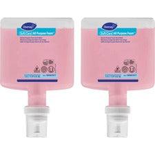Diversey IntelliCare Refill Foam Body Wash Lemon Tea Splash, Citrus Scent - 1.37 quart - Kill Germs, Dirt Remover - Hand, Washroom, Body - Pink - pH Balanced - 6 / Carton
