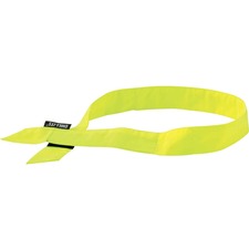 Ergodyne 6705 Evaporative Cool Bandana Yellow - Acrylic, Polymer