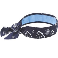 Ergodyne 6700CT Cooling Bandana Blue - Cotton