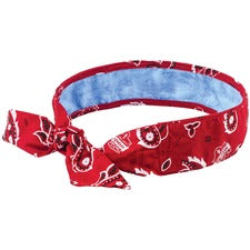 Ergodyne 6700CT Cooling Bandana Red - Cotton