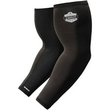 Ergodyne 6690 Cooling Arm Sleeves 16.90" Length - Black - Fabric - Durable, Comfortable, UV Protection, Abrasion Resistant, Moisture Wicking, Anti-odor, Machine Washable, Chemical-free, Stretchable