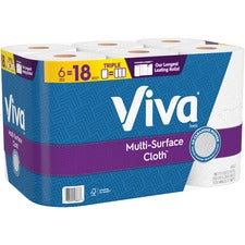 Viva VIVA Choose-A-Sheet Paper Towels 1 Ply - 165 Sheets/Roll - White - 6 / Pack