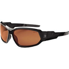 Ergodyne Loki PZ Copper Safety Glasses Black Frame/Copper Lens
