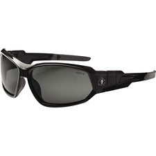 Ergodyne Loki Smoke Lens Safety Glasses Black Frame/Smoke Lens