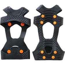 Ergodyne 6300 Slip-On Ice Cleats for Shoe, Boot - Carbon Steel, Rubber - Black