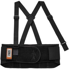 Ergodyne ProFlex 1625 Elastic Back Support Brace 25" to 30" Waist Size - Black - Elastic, Polypropylene, Rubber - 1 Each