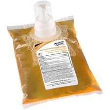 Health Guard Foam Antibacterial Soap Citrus Spice Scent - 1.06 quart - Kill Germs, Soil Remover - Skin, Hand - Antibacterial - Amber - Triclosan-free - 6 / Carton