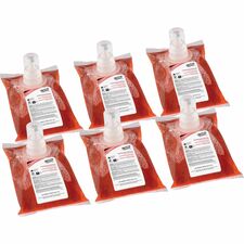 Health Guard Foaming Luxury Hand Soap Tropical Scent - 1.06 quart - Soil Remover - Multipurpose - Moisturizing - Antibacterial - Rose - 6 / Carton