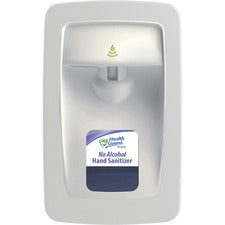 Health Guard Designer Series No Touch Dispenser Automatic - 1.06 quart Capacity - Support 4 x C Battery - Touch-free, Key Lock, Refillable - White - 1 Each