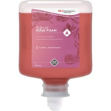 SC Johnson Manual Refill Refresh Rose Handwash Rose Scent - 1.06 quart - Cartridge Dispenser - Dirt Remover - Skin, Washroom, Hand - Moisturizing - Pink - Anti-irritant - 6 / Carton