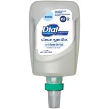 Dial FIT Refill Clean+ Foaming Hand Wash 1.27 quart - Bacteria Remover, Odor Remover - Skin, Hand - Antibacterial - Fragrance-free, Dye-free - 3 / Carton
