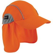 Ergodyne 6650 High-Performance Hat with Neck Shade Orange