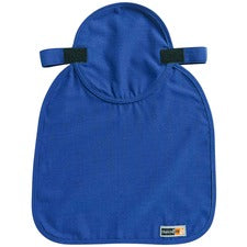 Ergodyne 6717FR Evaporative Cooling Hard Hat Pad w/ Neck Shade 9.5" Height x 0.5" Width - Blue - Modacrylic, Cotton, Fabric - 6 / Carton