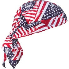 Ergodyne 6710CT Evaporative Cooling Bandana Triangle Hat Polyvinyl Alcohol (PVA)