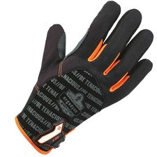 Ergodyne ProFlex 810 Reinforced Utility Gloves 2" Thickness x 12.25" Glove Length - Thermal Protection - Small Size - Black - Reinforced, Durable, Reinforced Palm Pad, Reinforced Thumb, Breathable, Molded, ID Tab, Pull-on Tab, Abrasion Resistant - 2 / Pai