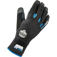 Ergodyne ProFlex 818WP Performance Thermal Waterproof Winter Work Gloves 3" Thickness x 13" Glove Length - Thermal Protection - Small Size - Black - Touchscreen Capable - Water Proof, Machine Washable, Windproof, Weather Resistant, Breathable, Cold Resist