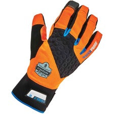 Ergodyne ProFlex 818WP Performance Thermal Waterproof Winter Work Gloves 3" Thickness x 13.50" Glove Length - Thermal Protection - Medium Size - Orange - Touchscreen Capable - Water Proof, Machine Washable, Windproof, Weather Resistant, Breathable, Cold R