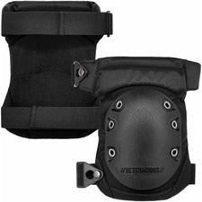 Ergodyne ProFlex 435 Cap Hinged Rubber Cap Gel Knee Pad with Buckles Black - Nitrile Butadiene Rubber (NBR) Foam, Gel - 2 / Pair