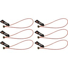 Ergodyne 3704 Wire Tool Attachment - Loop Tool TailÂ­ - 2lbs (6-Pack) 0.1" Height x 4.8" Width - Orange - Stainless Steel, Polyurethane - 6 / Pack