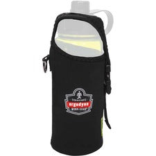 Ergodyne 3775 Can / Bottle Holder & Trap 2.5" Height x 3.6" Width - Black - Stainless Steel, Zinc, Neoprene, Nylon - 1 Each