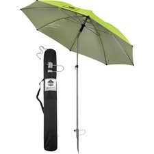 Ergodyne 6100 Lightweight Industrial Umbrella Lime