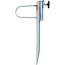 Ergodyne 6192 Umbrella Ground Spike 2" Height x 16.3" Width - Silver - 1 Each