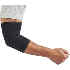Ergodyne ProFlex 650 Neoprene Elbow Sleeve 13" to 16" Elbow Circumference - Black - Neoprene, Spandex - 1 Each